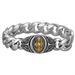 Cuban Bracelet For Men, Bold Hip-Hop Style, Trendy Luxury High-End Wide Cross Flower Flat Chain_ipsvogv.com