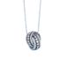 Interlocking Double Ring Necklace For Women Good Luck Crystal Element Clavicle Necklace Fashionable Live Broadcast_ipsvogv.com
