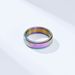 Jewelry titanium steel diamond snakeskin pattern rotating ring ring neutral style men and women trendy cool wear hand jewelry_ipsvogv.com