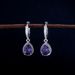Cao Shi's New Creative Claw Set Purple Earrings And Temperament Women's Jewelry_ipsvogv.com