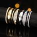 Cao Shi Simple Plain Ring Four Piece Set With Zircon Classic Jewelry For Engagement And Wedding Rings_ipsvogv.com