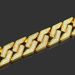 Black Five Hip Hop Gold Scallion Starry Sparkling Pink Men's Geometric Bracelet Hiphop Popular Handicraft_ipsvogv.com