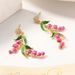 Vintage Lily Of The Valley Oil Drop Earrings Inlaid With Zircon Earrings New Summer Versatile Earrings Female Tassel Earrings_ipsvogv.com