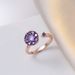 Titanium Steel Necklace Women's Korean Edition Ins Fashion Three Piece Set of Rotating Earrings Ring Super Sparkling Micro Set Zircon Clavicle Chain_ipsvogv.com