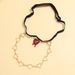 Melted Acrylic Pendant Metal Hollow Love Leg Women's Lace Elastic Sexy Thigh Ring Body Chain_ipsvogv.com