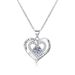 New Birthstone Necklace For Women Double Love Diamond Inlaid December Engraved Diamond Pendant_ipsvogv.com