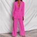 Women's fashion long sleeve suit straight trouser suit_ipsvogv.com