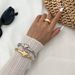 Ins Style Metal Knot Smooth Surface Bracelet Personalized Pleated Corrugated Spring Buckle Bracelet_ipsvogv.com