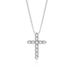 S Pure Silver Diamond Cross Necklace, Ma Siwei Internet Celebrity Same Style Male And Female Pendant_ipsvogv.com