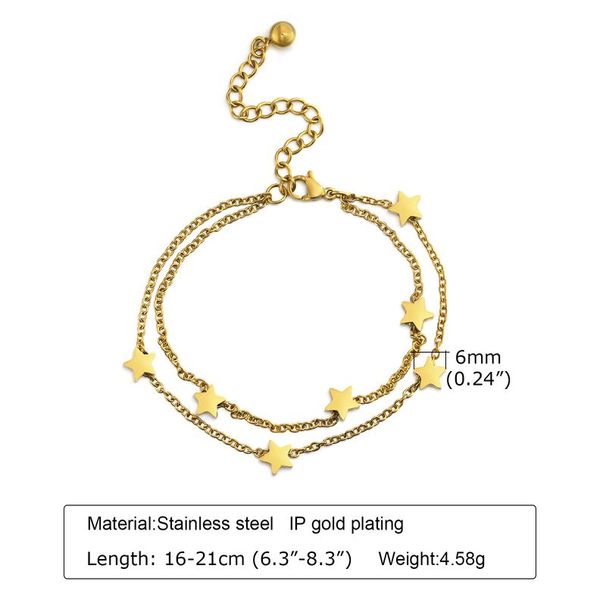 Simple Classic Style Heart Shape 201 Stainless Steel Bracelets In Bulk_ipsvogv.com