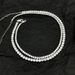 Linglang S Pure Silver Necklace For Women Hip-Hop Tennis Single Row Full Diamond Clavicle Chain_ipsvogv.com