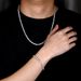 Zircon Tennis Chain Men's Necklace Niche Hip-hop Jewelry Women's Bracelet_ipsvogv.com