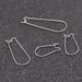 Stainless U-shaped Buckle Waterproof Titanium Steel Korean Large French Ear Hook DIY Jewelry Handmade Accessories_ipsvogv.com