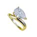 Women's Jewelry Water Drop Diamond Ring Fashion Basic 7*11 Single Diamond Ring S925 Silver Diamond Ring_ipsvogv.com