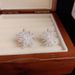 Niche S Silver Needle Metal Dandelion Fireworks Elegant Fashion Light Luxury Versatile Design Sense Earrings_ipsvogv.com