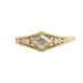 Sanjieins Internet Celebrity New Simple And Fashionable Square Diamond Gold Ring Creative Zircon Women's Jewelry_ipsvogv.com