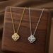 Lucky Clover Titanium Steel Necklace Women's Flower Can Be Separated Multiple Wearing Methods Design Luxury Fashion_ipsvogv.com