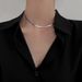 S Pure Silver Flat Snake Bone Plain Chain, Women's Cold And Indifferent Style, Ins Niche Design Necklace, High-end_ipsvogv.com