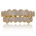 Plated Micro Inlaid Zircon Set Hip Hop Fashion Gold Teeth_ipsvogv.com