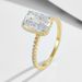 Pure Silver 7 * 10mm Ice Flower Cut High Carbon Diamond Ring, Fashionable And Luxurious Style, 3.5-carat Ring_ipsvogv.com