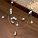 Pearl Mermaid Tassel Pearl Necklace Design For Women's Light Luxury And Niche Collarbone High-end New Style Fashion_ipsvogv.com