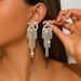 Unisex Digital Fashion Ladies Temperament Trend Digital Tassel Earrings Party Earrings Jewelry_ipsvogv.com