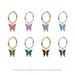 S Pure Silver Fashionable High-end Butterfly Ear Buckle Drip Oil Style Temperament Earrings Niche Design Accessories_ipsvogv.com