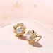 Cao Shi's French Style Floral Trendy Summer Design Feel. Earrings With A Four Leaf Clover Temperament And Earrings_ipsvogv.com
