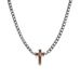 Titanium Steel Cuba Thick Chain Cross Cold Style Men's Necklace Niche High-end Women's Hip-hop Collarbone Sweater Chain_ipsvogv.com