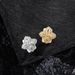 Unisex Jewelry Fashion clover full zirconium braces micro inlaid gold plated high quality single gold tooth hot hip hopHIPHOP tooth_ipsvogv.com
