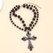 Jewelry Halloween Dark Simple Fashion Cross Pearl Hip Hop Punk Necklace_ipsvogv.com