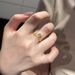 Crown Ring, Love Bow, Interwoven Zircon, Set, Exquisite, Small Luxury, Chinese Style Sparkling Diamond Ring_ipsvogv.com