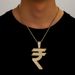 New Product Special Symbol, Full Diamond Alloy Trendy Men's Accessory Necklace, Hip-hop Necklace_ipsvogv.com