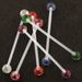 Soft Rod Earrings Industrial Barbell Crossbar Straight Rod Popular Distinctive Earrings Double Earrings Earrings_ipsvogv.com
