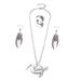 New Hot Selling Fashion Versatile Swan Three Piece Set Jewelry Necklace Ring_ipsvogv.com
