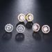 Unisex Fashion Small Disc Zircon Earrings Personality Earrings_ipsvogv.com