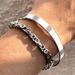 Stainless Steel Emperor Chain Dominant Dragon Bone Personality Hip Hop Silver Bracelet Men's Niche High-end_ipsvogv.com