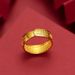 Fashionable Color Baifu Ring For Men Women, Simple And Versatile, Adjustable Sand Gold Ring, No Fading_ipsvogv.com