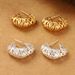 Metal Wind Winding Hollow Earrings Female Braided Earrings Irregular Niche Personality Commuting Summer All Match Earrings_ipsvogv.com