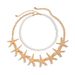 Jewelry Beach Ocean Metal Starfish Ins Style Pearl Bead Collarbone Chain Necklace_ipsvogv.com