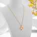 Fashion Lucky Four Leaf Clover Necklace Neck Link K Gold Niche Design Ladies High End Sense Stacking Clavicle Chain_ipsvogv.com