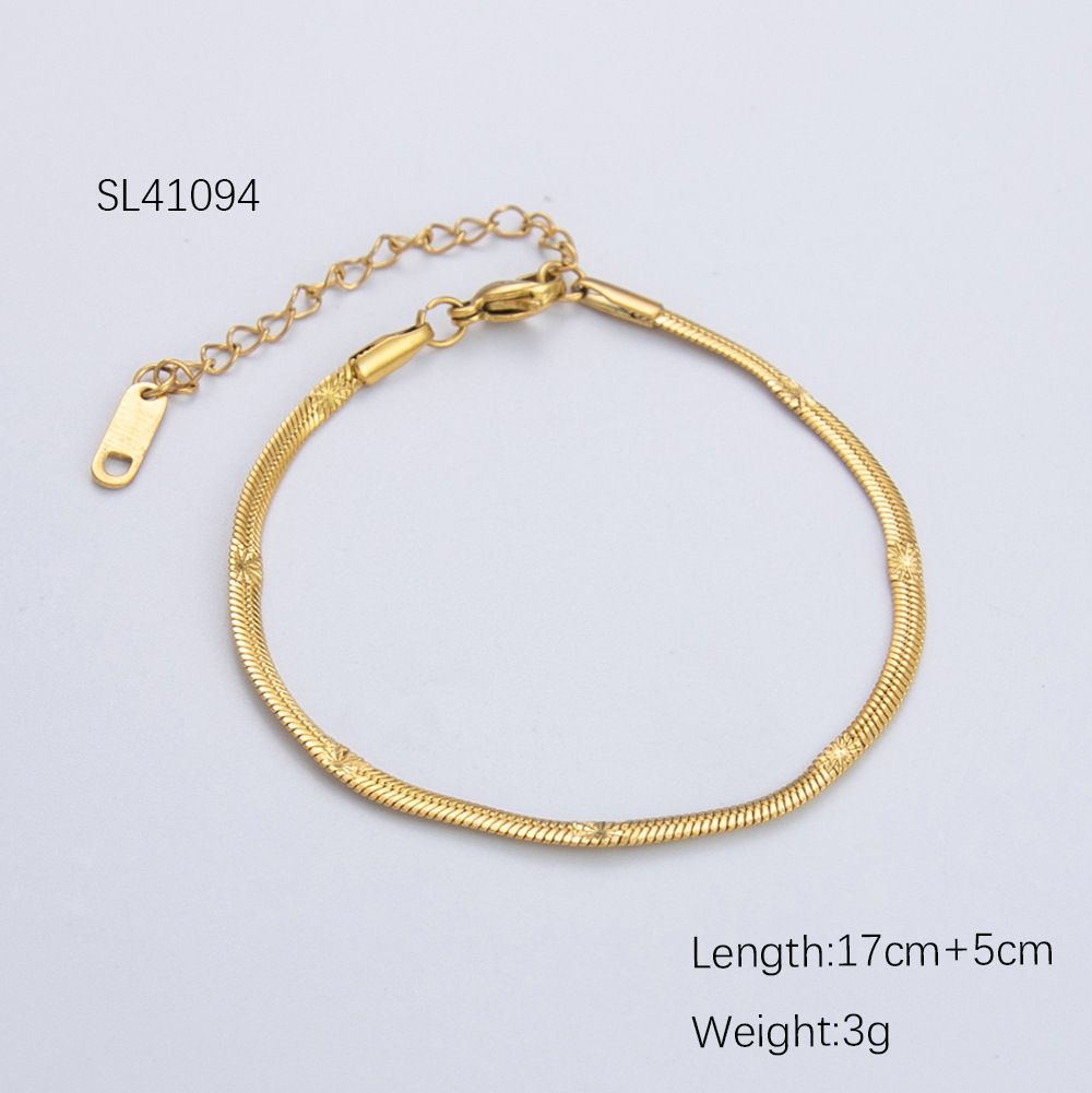 Retro Waves 304 Stainless Steel Bracelets In Bulk_ipsvogv.com