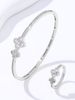Women's Jewelry Set Fashion New Buckle Bracelet Four Leaf Clover Alloy Diamond Popular Bracelet Combination Women's Bracelet_ipsvogv.com