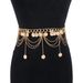 C0598 Ethnic Style Su Round Sheet Waist Simplified Multi layered Hollow Body Chain Female_ipsvogv.com