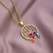 Original Design Pet Cat Pendant Necklace Fashion Personality Chain Couple's Best Friend Oil Dropping Zircon Jewelry_ipsvogv.com
