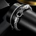 Trendy Punk Style Men's Alloy Braided Bracelet Accessories Jewelry_ipsvogv.com