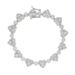 Women's Jewelry Full Diamond Zircon Heart Shaped Bracelet Niche Ins Style Personality Simple High End Ladies Bracelet_ipsvogv.com