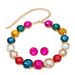 American minimalist hip-hop style neckchain earring set, versatile with inlaid colored diamonds, long necklace,_ipsvogv.com