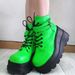 Women's Shoes thick bottom colorful high top short boots large size women's boots_ipsvogv.com