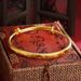 New Chinese Style Ancient Method Sand Gold China-Chic Auspicious Cloud Pattern Carved Adjustable Female Long-lasting_ipsvogv.com